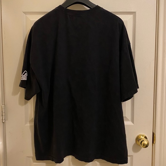 Vintage Y2K Road Tripping Trucker Been There Done That US American Black Tee - Picture 2 of 5